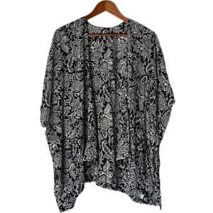 Loft Floral Print Kimono Wrap